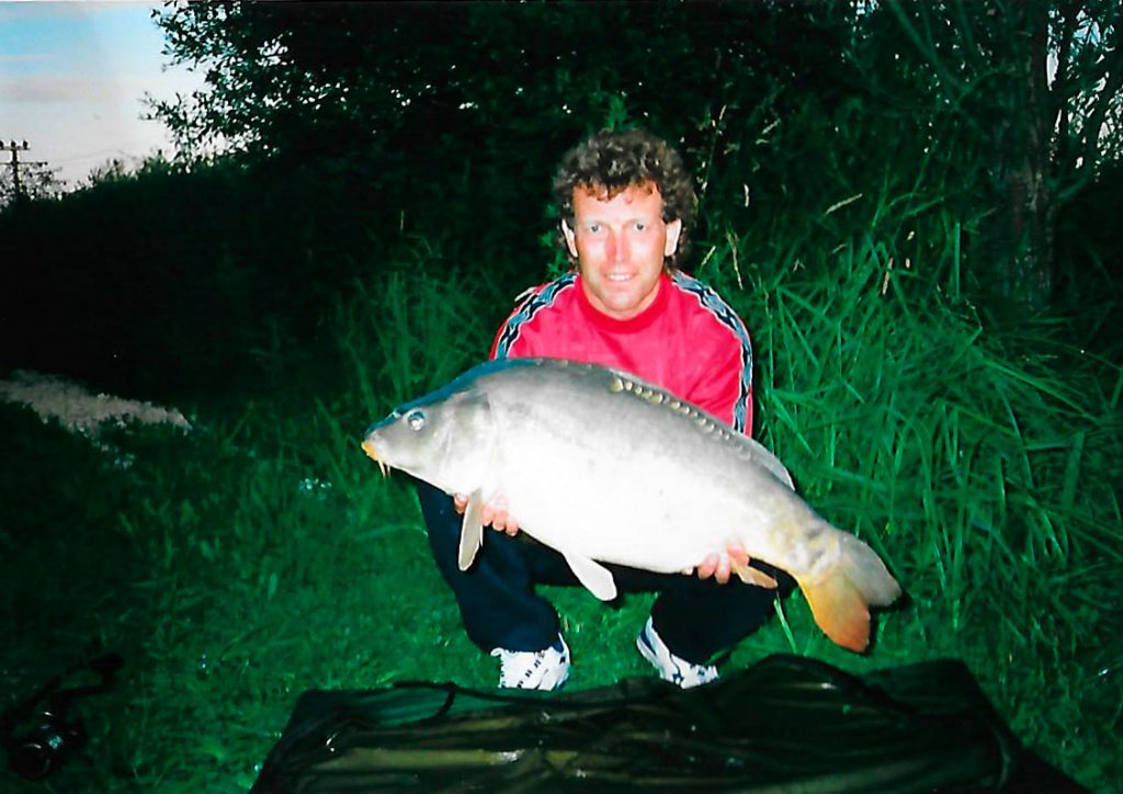 Carp Fishing in France 1 - Trevor with a Scaly