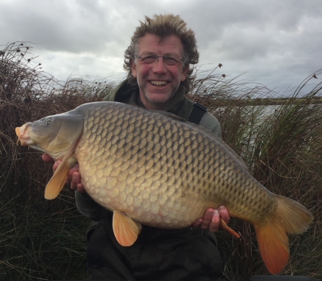Large common carp caught in UK 30lb 2