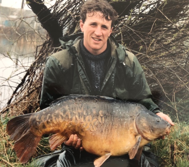 Paul with a nice pic of she that inspired the capture of my first thirty pound English carp