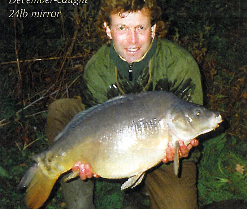 Trev with a 24lb mirror Cottington Carp caught in December