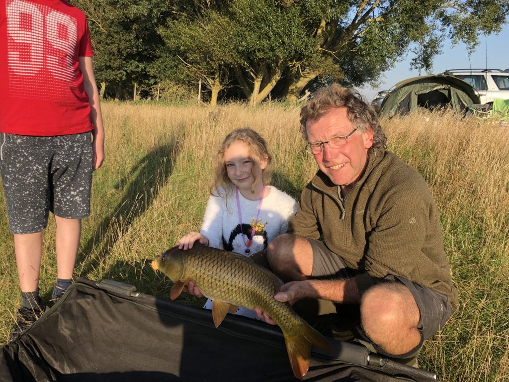 Trev and Isla with a 12lB Mirror