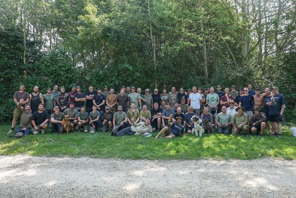 The group photo at the end of a lovely weekend